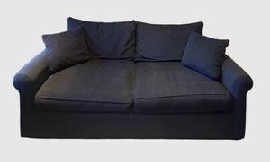 LL - Room & Board Navy Sofa Sleeper