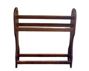 LL - Solid Walnut Quilt Rack