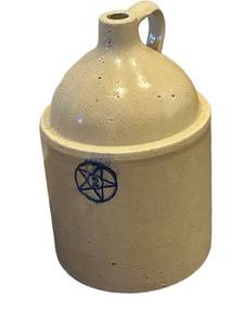 LL - 2-Gallon Stoneware Crock with Lid - Cream Glaze