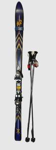 LL - K2 Skis & Scott Poles Alpine Bundle (2 Skis & 2 Poles)