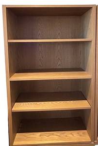 LL - Oak Bookshelf Natural Oak Finish