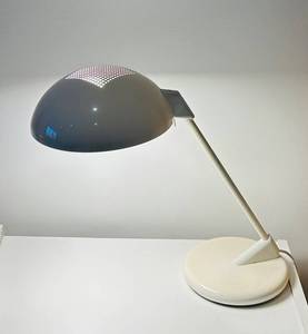 LL - Seneca Desk Lamp - Sweden Space Age UFO Vintage 1970s White