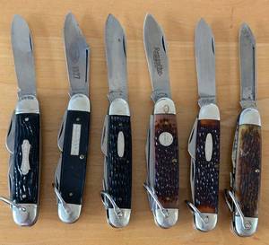 ULB - Six Vintage Pocket Knives  (Lot of 6)