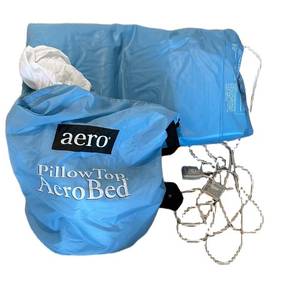 ULB - AeroBed PillowTop AeroBed 5 x 72 Blue Air Mattress w Pump