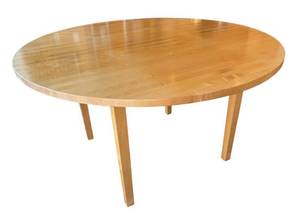 K - Grandbois Woodworks Maple Round Dining Table