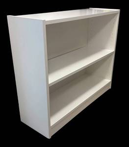 MB - Bookcase - White 3-Shelf