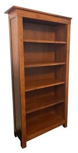 UB2 -Room & Board Hayden Solid Pecan Left Bookcase
