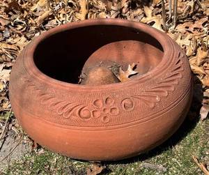 FY - Terra-Cotta Garden Hose Holder