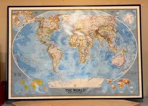 S - National Geographic World Political Map
