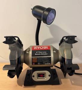 LL - Ryobi 6 Inch Thin Line Bench Grinder Model BGH615
