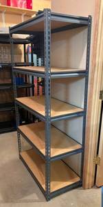 S - 5-Shelf Steel Shelving Unit