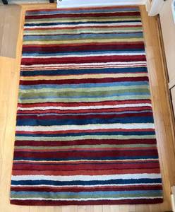 K -Room & Board Kids Obeetee Red Streamer Rug