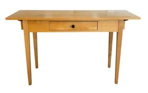 K - Room & Board Maple Drop-Leaf Sofa Table with Drawer