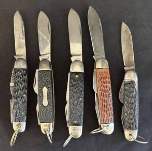 LL - Vintage Pocket Knives by Imperial, Colonial, Stag and More