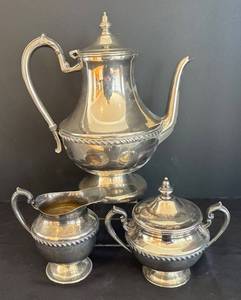 LR - Vintage Silver Plated TeaCoffee Service