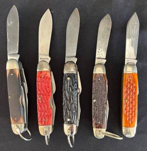 LR - Vintage Pocket Knives by Ulster, Imperial, Steele and More