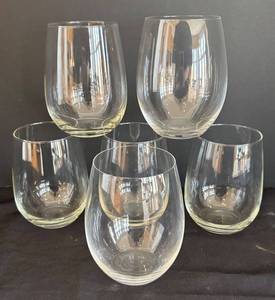 LR - 6 Stemless Wine Glasses by Reidel and More