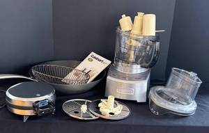 LR - Cuisinart Food Processor System With Nordic Ware Wok, Vitantonio Waffle Maker & Fruit Basket
