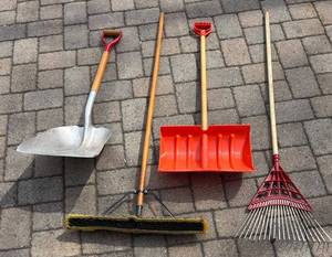 G - Shovel, Snow Scoop, Broom & Rake