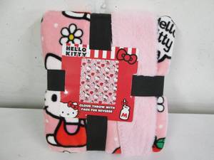 60 x 70 Hello Kitty lounge throw...