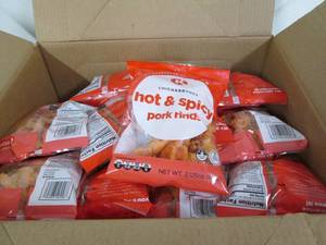 24 Hot n Spicy pork rinds 2.125 oz ...