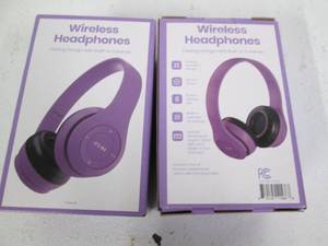 2 Pairs of wireless headphones...