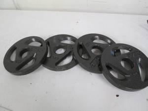 4 10 Pound weights...