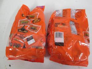 2 One pound bags of Reeses, past se...