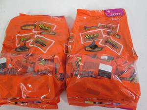 2 One pound bags of Reeses, past se...