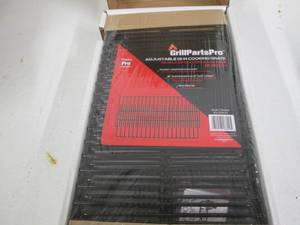 8 19 Adjustable grill grates...