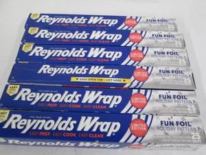 6 Rolls of Reynolds aluminum foil...