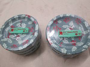 6 38 Packs of large paper plates...