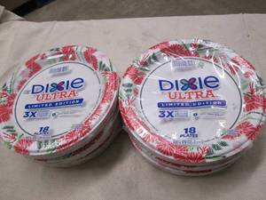 6 18 Packs of large Dixie plates...