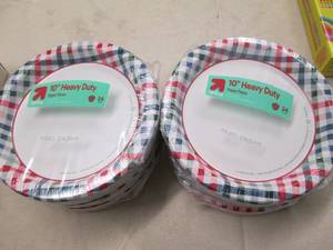6 24 Packs of large plates...