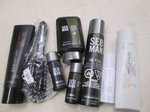Assorted hair care products...