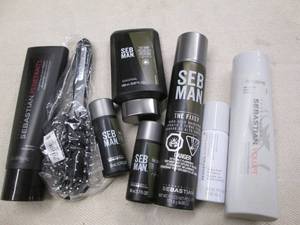 Assorted hair care products...