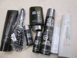 Assorted hair care products...