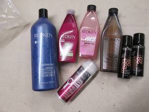 Redkin hair care products...