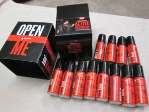 12 Active recovery spray cans...