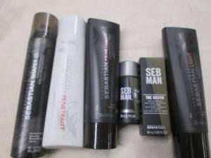 Sebastian hair care products...