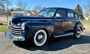1946 Ford Super Deluxe Classic 4 Door Sedan with Additional Parts