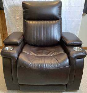 Ashley Furniture Team Time Power Recliner with Power Adjustable Headrest