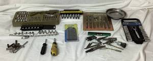 Collection of Diehard SAE and Metric Sockets and Driver Bits