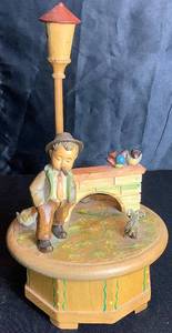 Vintage Anri Thorens Swiss Revolving Music Box - The Third Man - 9 H