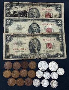 Pre 1964 American Coin and Currency Collection
