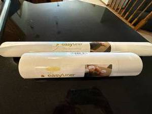 Duck EasyLiner Non-Adhesive Shelf Liner 2 Rolls White 12x7 & 20x4