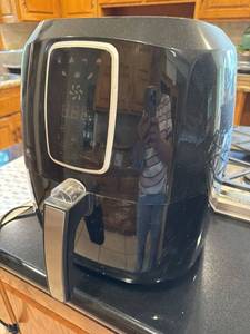 Elite Platinum Digital Air Fryer Black Countertop Basket Style Good