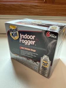 Real-Kill Indoor Fogger 6 Pack Bug Bomb Insect Killer Boxed