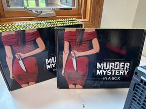 Murder Mystery in a Box Party Game Set of 4 Mystery Experiences Co