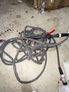 Expandable Garden Hose with Spray Nozzle & Shutoff Valve, See Photos